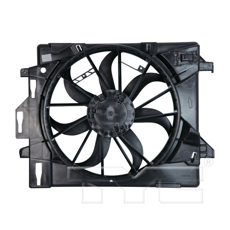 TYC 621860 Cooling Fan Assembly for 2008-2020 Chrysler Town & Country