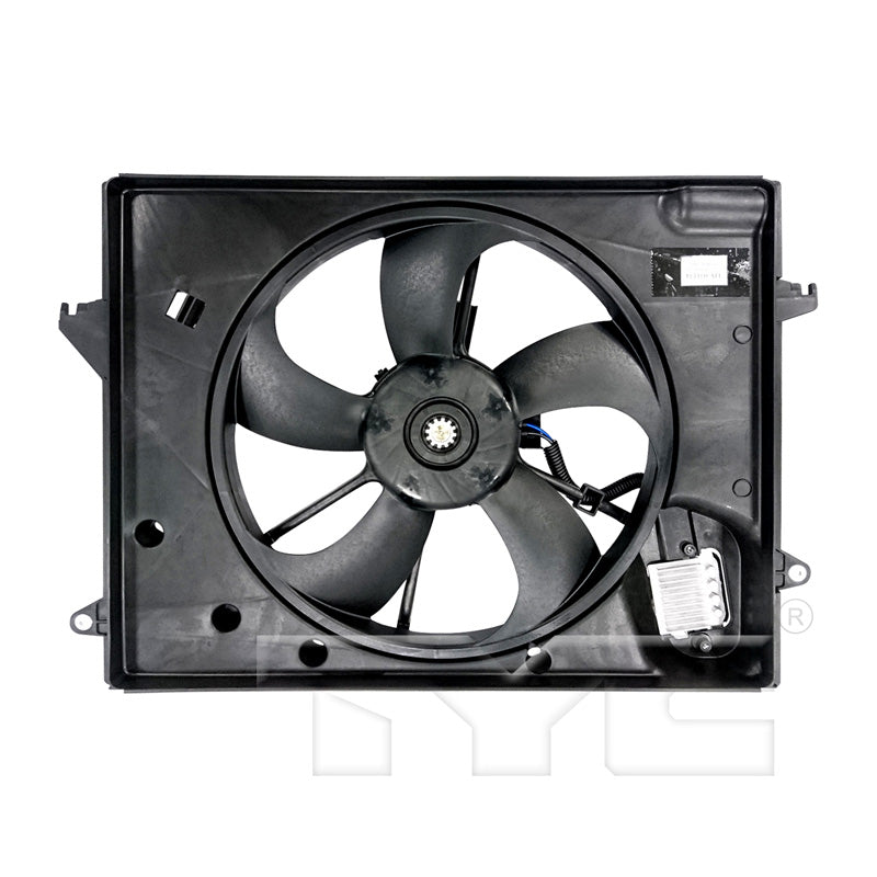 TYC 623700 Cooling Fan Assembly for 2015-2017 Hyundai Sonata