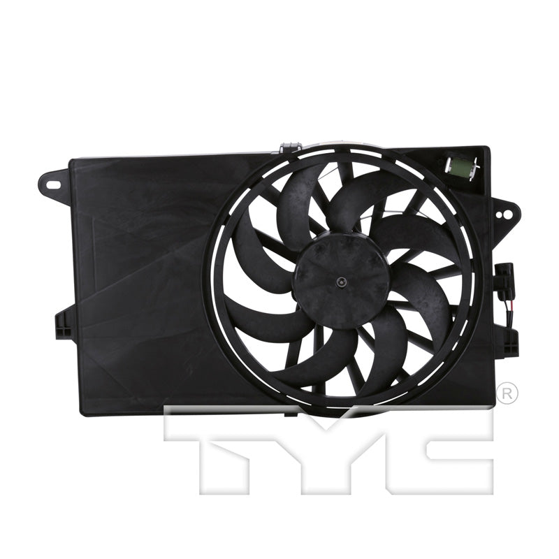 TYC 623050 Cooling Fan Assembly for 2012-2019 Fiat 500