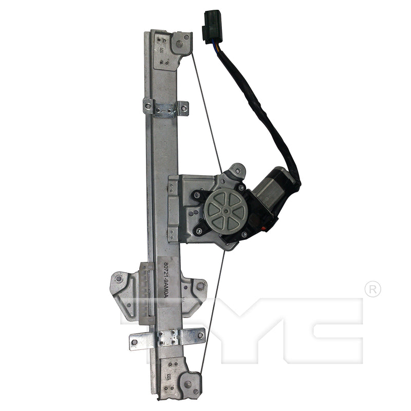 TYC 660610 Power Window Motor and Regulator Assembly for 2013-2019 Nissan Sentra