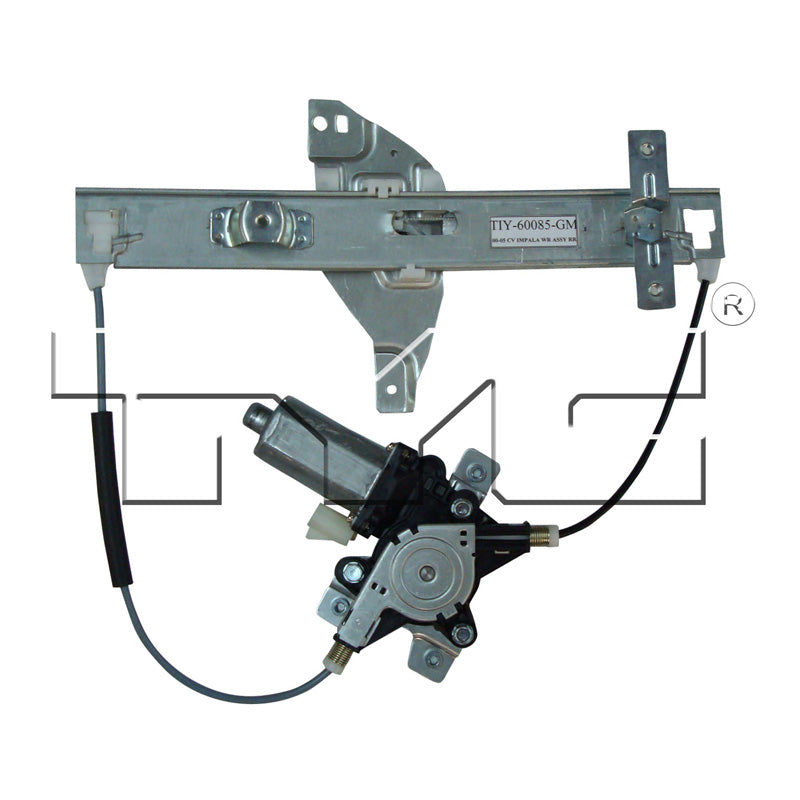 TYC 660221 Power Window Motor and Regulator Assembly for 2000-2005 Chevrolet Impala