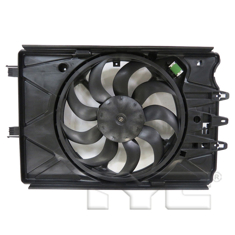 TYC 623560 Cooling Fan Assembly for 2014-2020 Fiat 500L