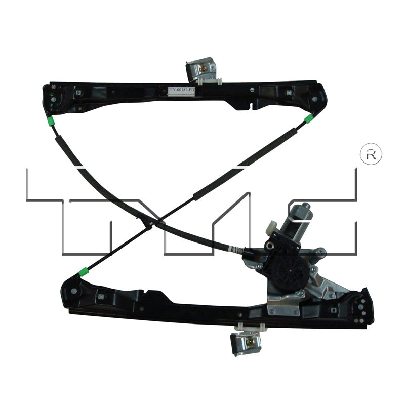 TYC 660203 Power Window Motor and Regulator Assembly for 2000-2007 Ford Focus