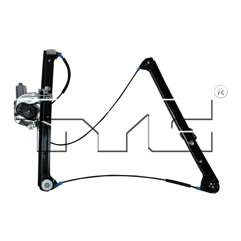 TYC 660195 Power Window Motor and Regulator Assembly for 2000-2006 BMW X5