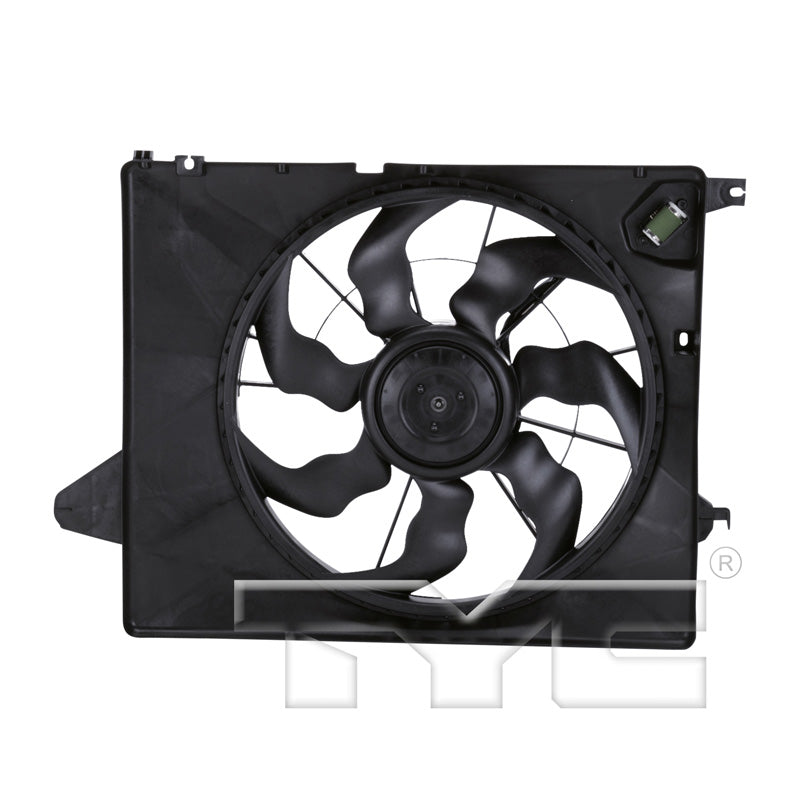 TYC 622730 Cooling Fan Assembly for 2010-2013 Hyundai Santa Fe