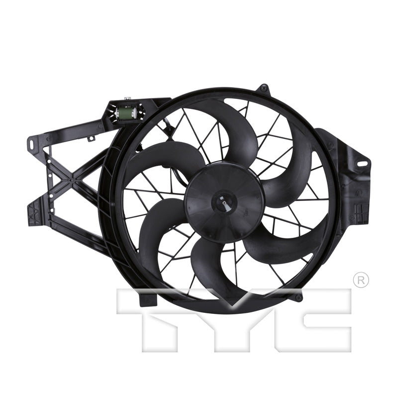 TYC 620650 Cooling Fan Assembly for 2001-2004 Ford Mustang