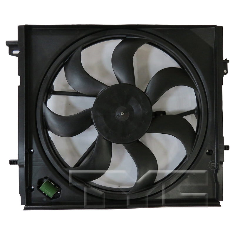 TYC 624660 Cooling Fan Assembly for 2017-2022 Nissan Qashqai
