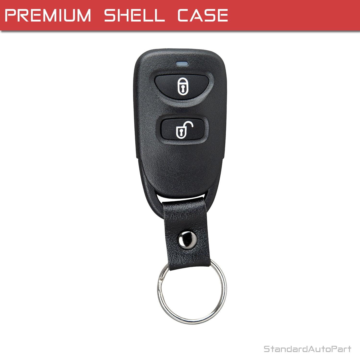Shell Case for Keyless Entry Remote Key Fob for Hyundai/Kia (3 Button - Lock, Unlock & Panic)