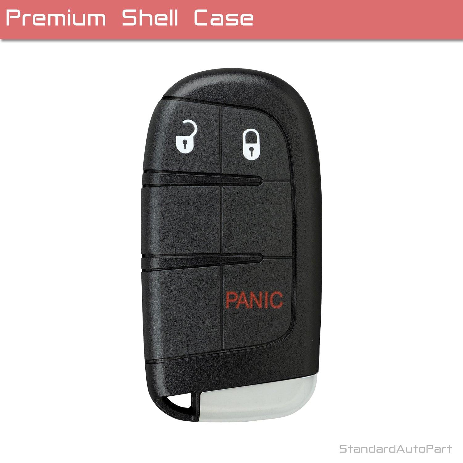Keyless entry Smart key fob Shell Case for Journey Durango Compass M3N40821302 68066350AB M3N-40821302 (3 Button)