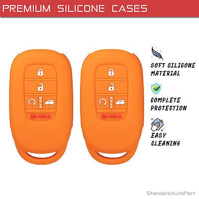 Double Orange Silicone Case for Honda Accord 2022 Proximity Smart Key KR5TP-4