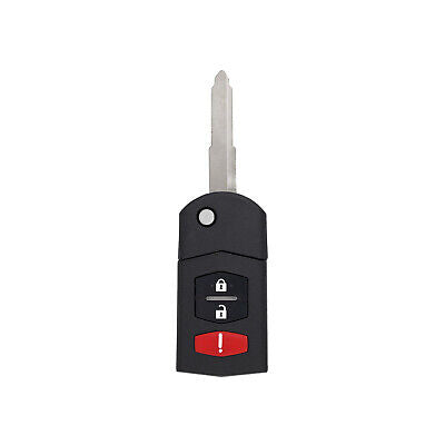 3 Btn Remote Flip Key for Mazda 2 3 5 CX-7 CX-9 BGBX1T478SKE125-01 4D63 80Bit