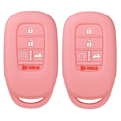 Double Pink Silicone Case for Honda Accord 2022 Proximity Smart Key KR5TP-4