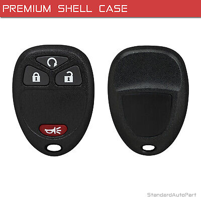 Remote Key Shell Case for Chevrolet HHR Uplander Relay Montana Terraza Uplander 2005-2010 KOBGT04A 15114374 (4 Button RS)