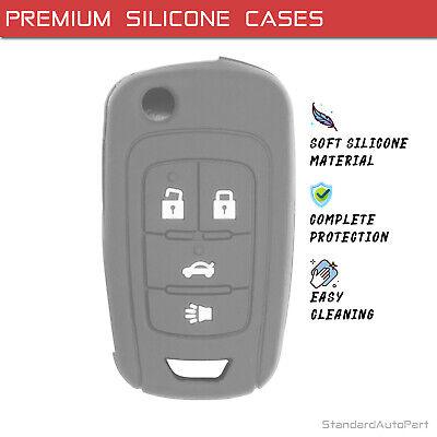 Gray Silicone Case for Flip Key Remote for Cruze Equinox Impala Malibu Sonic