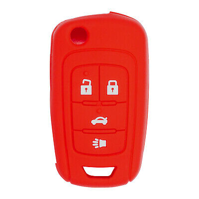 Red Silicone Case for Flip Key Remote for Cruze Equinox Impala Malibu Sonic