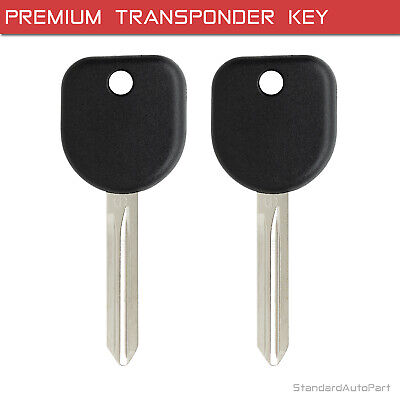 2 Transponder Chip Key for Equinox Impala Malibu Silverado Tahoe B111PT B111