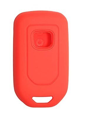 Silicone Case car Key Cover for Honda Odyssey 2014 2015 2016 2017 (Single, Red)