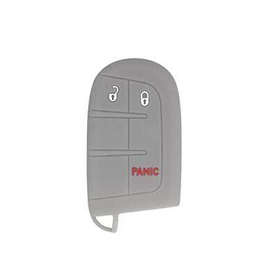 Gray Silicone Case for Smart Key fob for Jeep Renegade Grand Cherokee Compass