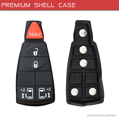 Remote Key Shell Case for Grand Caravan Journey Durango Ram Town and Country 2008-2020 M3N5WY783X 56046707 (5 Button)