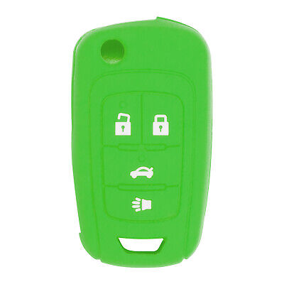 Green Silicone Case for Flip Key Remote for Cruze Equinox Impala Malibu Sonic