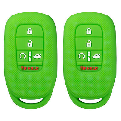 Double Green Silicone Case for Honda Accord 2022 Proximity Smart Key KR5TP-4