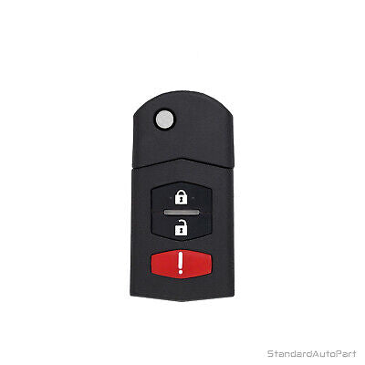 Flip Key Remote for Mazda 2 3 5 CX-7 CX-9 2006-2015 BGBX1T478SKE125-01 BCR2675RY (3 Button)