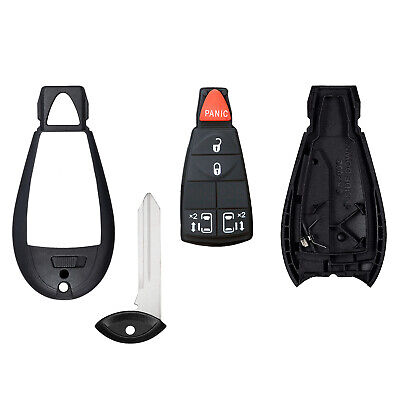 Remote Key Shell Case for Grand Caravan Journey Durango Ram Town and Country 2008-2020 M3N5WY783X 56046707 (5 Button)