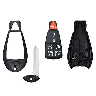 Remote Key Shell Case for Grand Caravan Journey Durango Ram Town and Country 2008-2020 M3N5WY783X (7 Button)