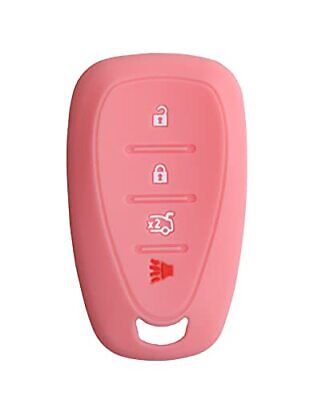Silicone Key Cover for Chevrolet Cruze Camaro Malibu 2016-2021 HYQ4EA 13584497 (Pink - 4 Button)