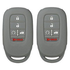 Silicone Key Cover for Honda Accord 2022-2023 KR5TP-4 72147-T20-A11 (Double Grey - 5 Button)