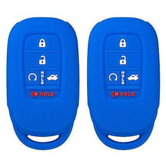 Silicone Key Cover for Honda Accord Civic 2022-2023  KR5TP-4 72147-T20-A11 (5 Button - Double Blue)