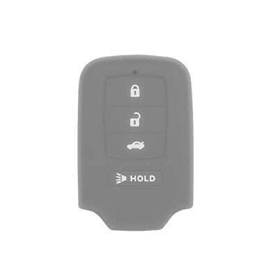 Silicone Key Cover for Honda Civic Accord 2013-2020 KR5V2X (Gray - 4 Button)