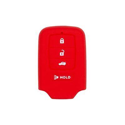 Silicone Key Cover for Honda Civic Accord 2013-2020 KR5V2X (Red - 4 Button)