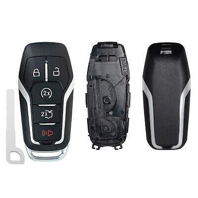 Smart Key Fob Shell Case for Ford Fusion Explorer Edge Mustang Lincoln MKZ MKC MKX 2013-2020 M3N-A2C31243300 5923896 ( 5-Button)